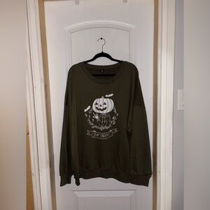 SHEIN - Green Halloween Sweater